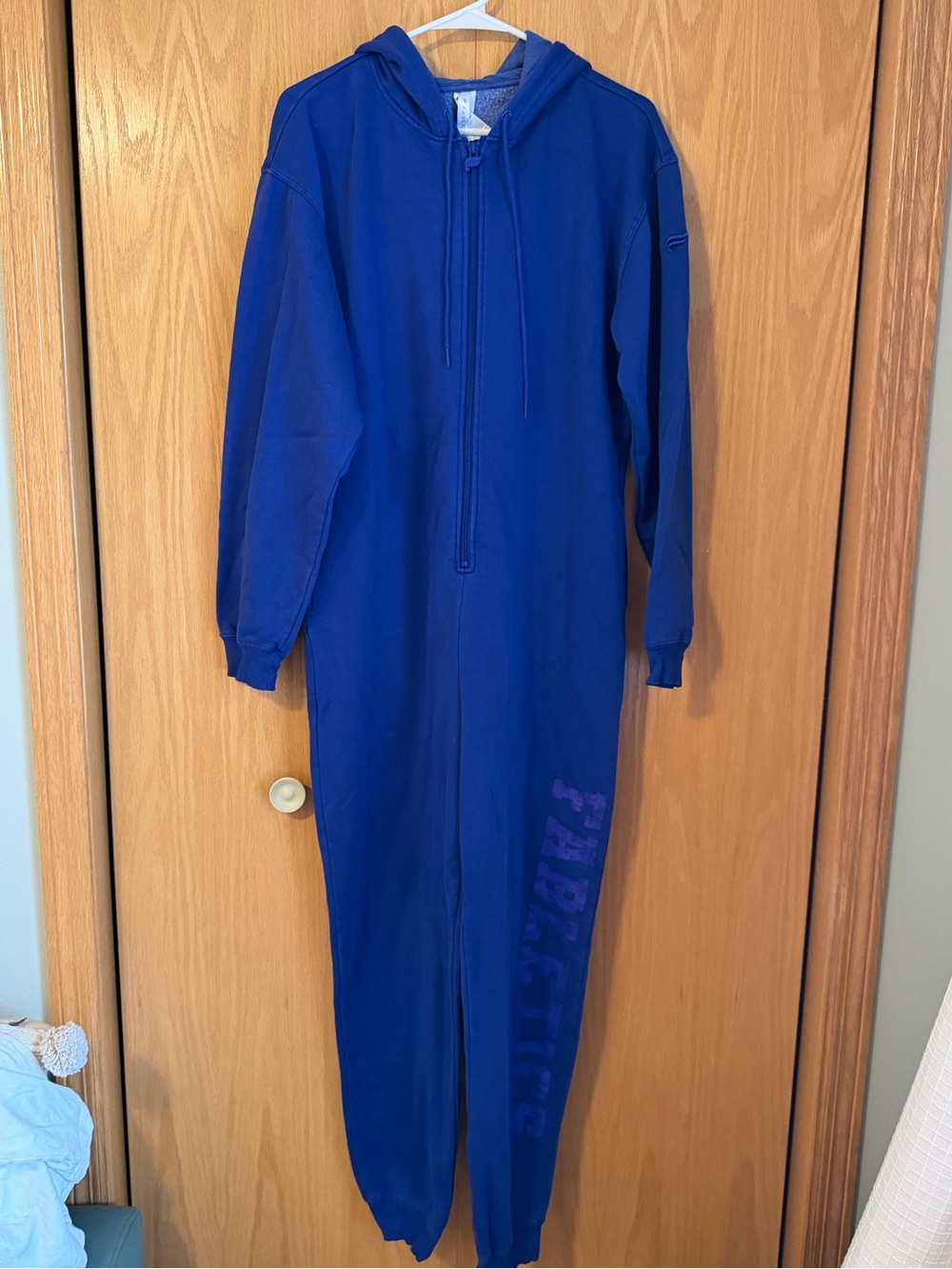 Fabletics Royal Blue Full-Zip Hooded Sweatshirt